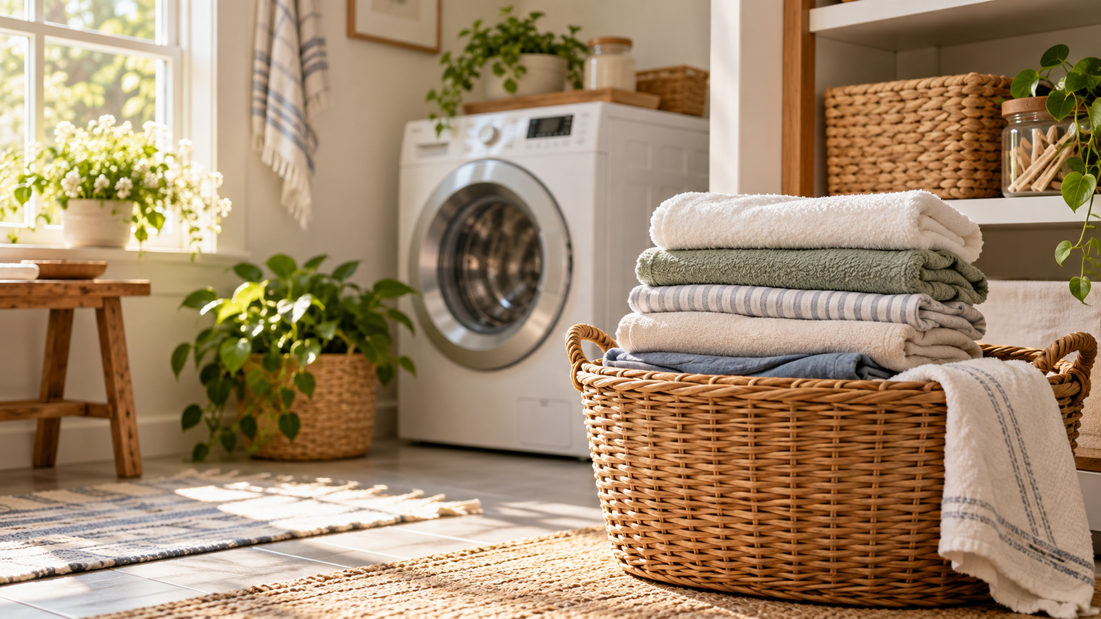 A Simple Laundry Routine for Busy Moms